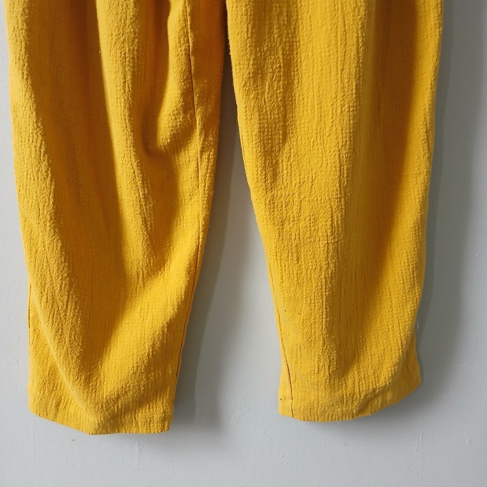 Lost + Wander Anthropologie Women's Size Medium Belted Pants Gold Yellow NWT!!! - Picture 4 of 16